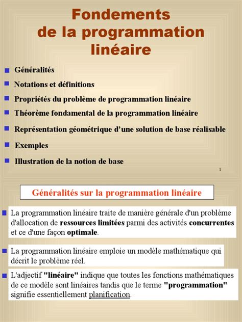 Les Matrice Programmation Lineaire 的图像结果