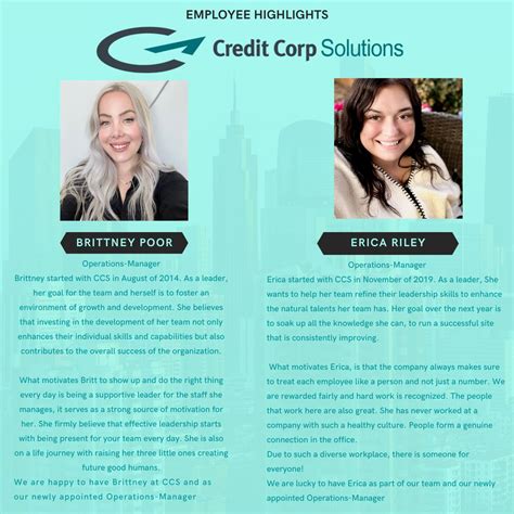 Credit Corp Solutions on LinkedIn: Welcome Our new Credit Corp Leaders!