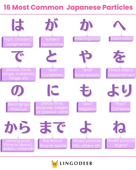 16 Most Common Japanese Particles | An Essential Guide for 2023 - LingoDeer