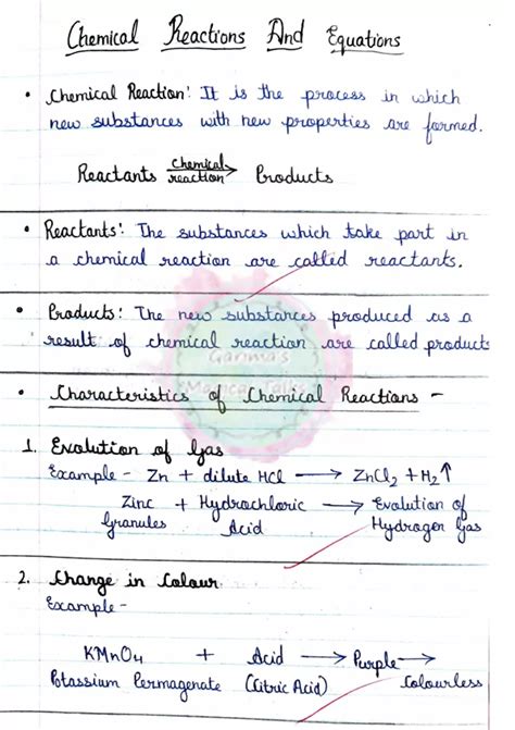 Image result for Class 10 Science Handwritten Notes