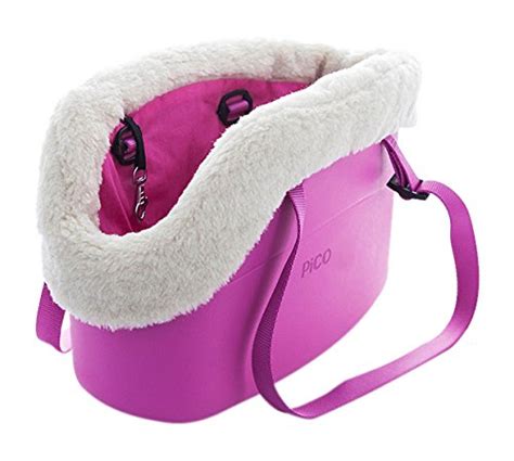 Zeus Pico Tote Bag Pink with Pink Liner : Amazon.in: Pet Supplies