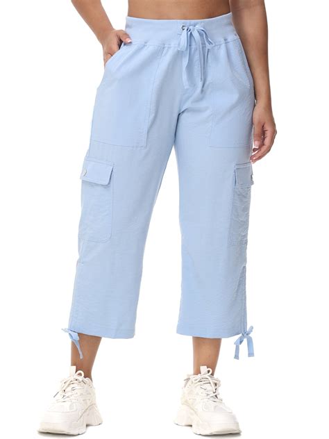 Satankud Women's Cargo Capris Hiking Pants Lightweight Quick Dry ...