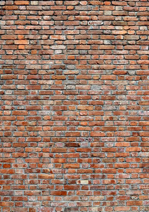 Red brick wall texture portrait – Artofit