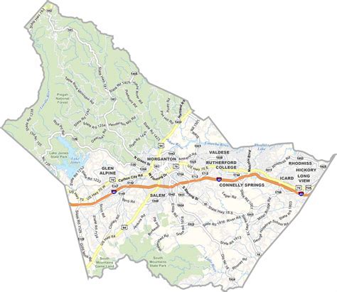 Edgecombe County Map, North Carolina - US County Maps