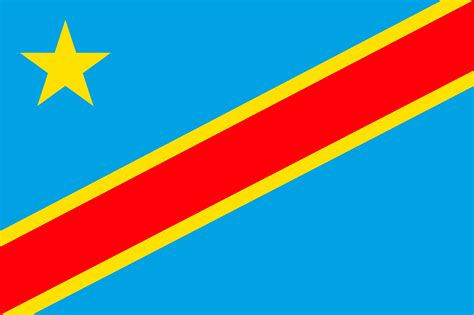 4K, Democratic Republic of the Congo, Flag, Stripes, HD Wallpaper ...