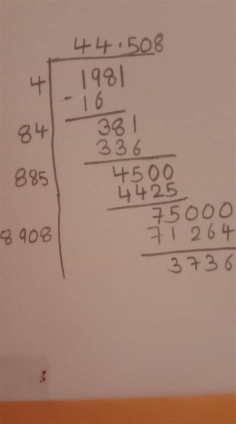 find the square root of 1981 by long division method. properly Krna ...