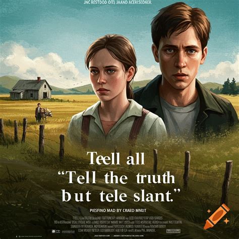 Movie poster for 'Tell all the truth but tell it slant', a coming of ...