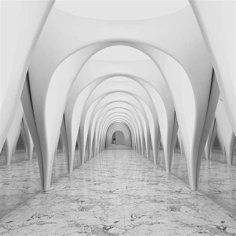 Buy Mural Home Decor Abstract Space Roman Column Arch Building Living ...