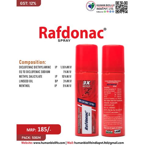 RAFDONAC-SPRAY Human Biolife India Pvt. Ltd.