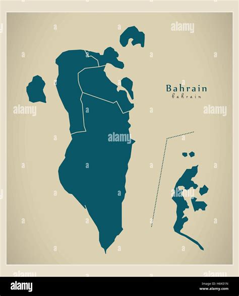Bahrain map hi-res stock photography and images - Alamy