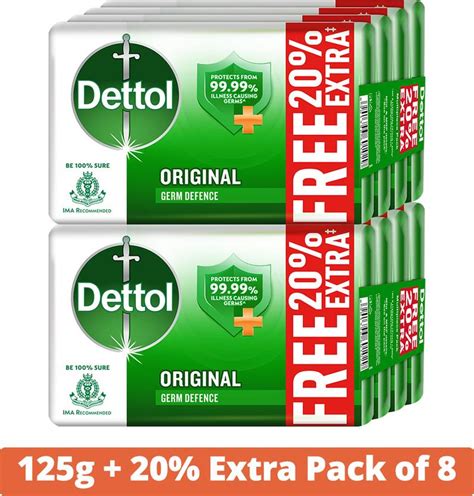 Dettol Original Bathing Soap Bar with 12 HR protective shield - Price ...