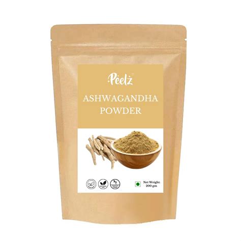 Peelz Ashwagandha Powder | Adaptogenic Herb for Stress Management ...