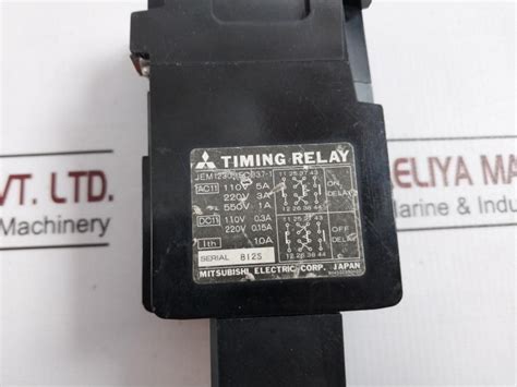 Mitsubishi Electric Srt-af Time Delay Relay 0.2-60 Sec Jem 1230 Iec 33 ...