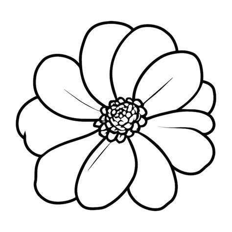 Flower clipart outline Images - Free Download on Freepik