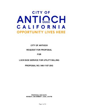 Fillable Online www.antiochca.govfcpurchasingCITY OF ANTIOCH REQUEST ...