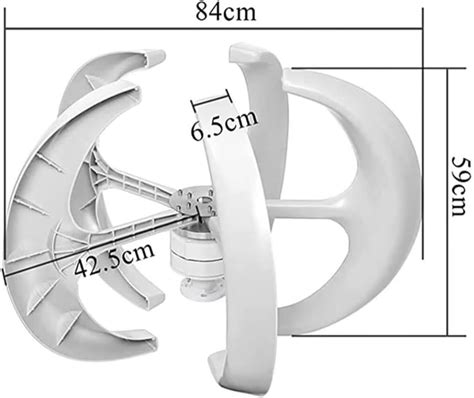 600W Vertical Axis Wind Turbine 1.5m Start, Lantern India | Ubuy
