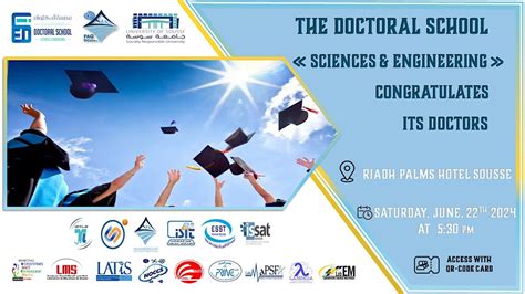 Doctoral Graduation Ceremony, Riadh Palms Resort & Spa, Sousse, 22 June ...