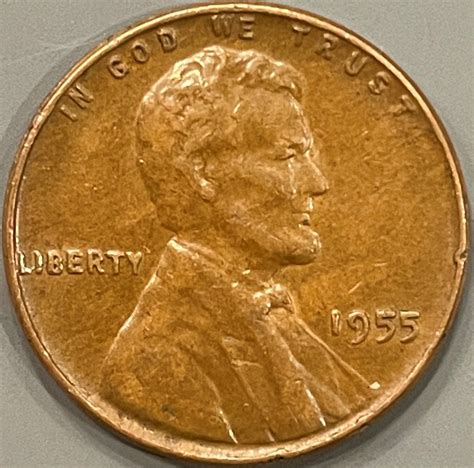 1955 Lincoln Wheat Cent With Wdoubled Die Obverse / DDO -002 - Coin ...