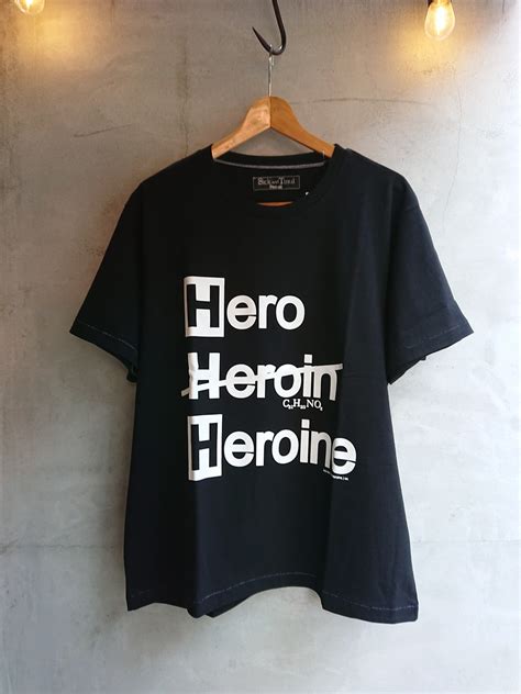 Sick and Tired " HERO T-SHIRTS" Black / White Print Color | BOW & ARROW ...