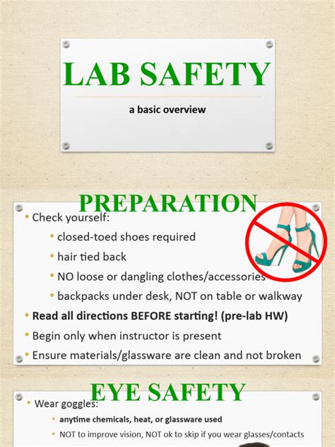Image result for Lab Table Safety