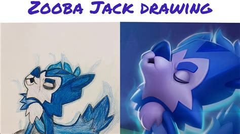 Zooba new character JACK the wolf drawing - YouTube