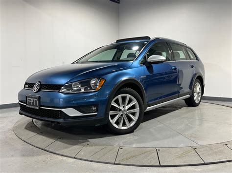Used 2017 Silk Blue Metallic Volkswagen Golf Alltrack TSI SE 4motion AWD Wagon TSI SE 4Motion ...