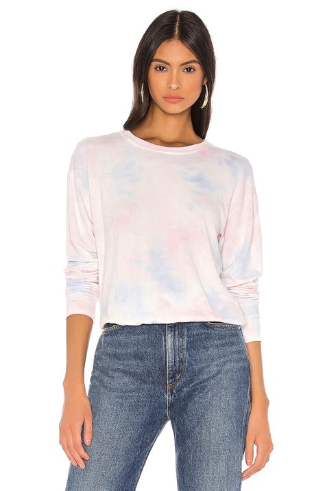 Spiritual Gangster Crew Neck Savasana Sweatshirt in Amethyst Bleach Tie ...