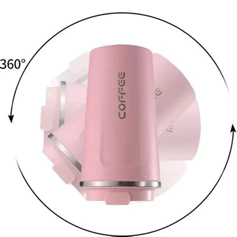 BrewBee: Smart LED Temperature Tumbler, 500ml Stainless Steel Travel M