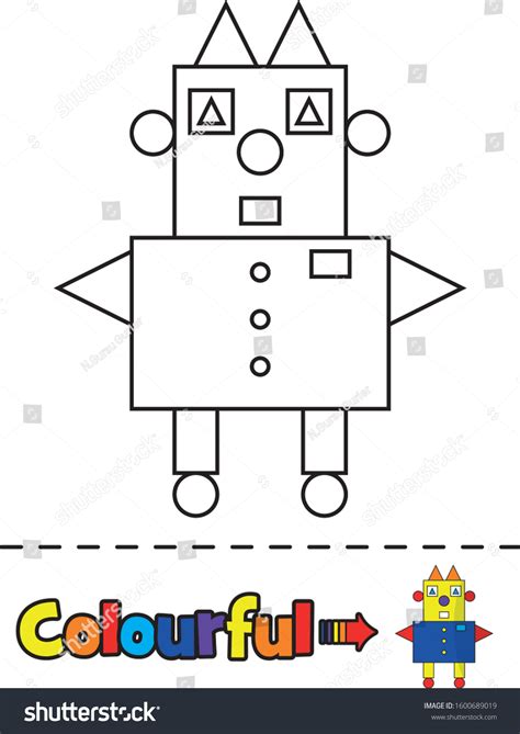 Robot Basic Shapes Worksheet 的图像结果