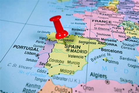 Spain Map - Guide of the World