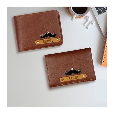 Personalized/Custom Wallets for Men - Mens Wallet/Purse Combo Gift Set ...