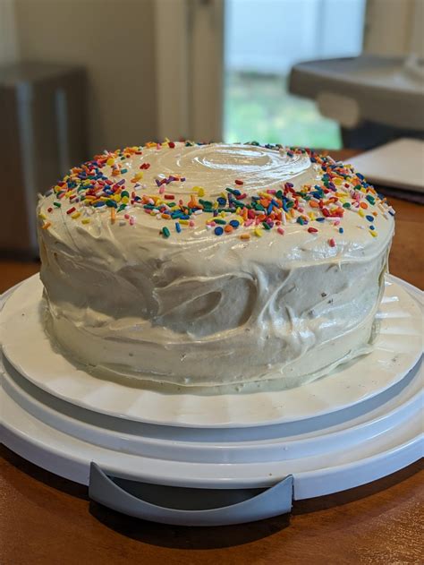 Marble cake with ermine frosting! : r/DessertPerson