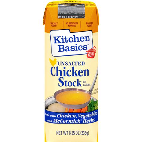 Kitchen Basics Unsalted Chicken Stock - Shop Broth & bouillon at H-E-B