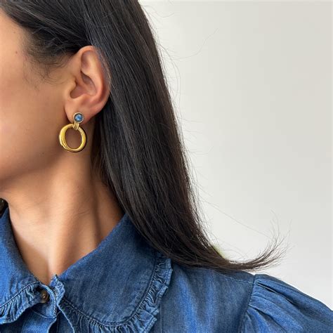Blue Mist Studs – Delta Charms