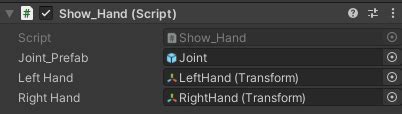 Hand Tracking in Unity 的图像结果