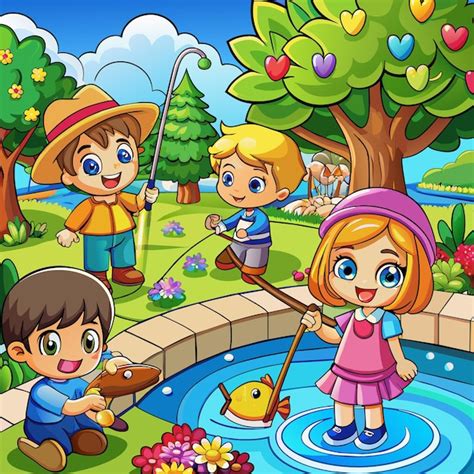 Child Bride Pond Scene 的图像结果