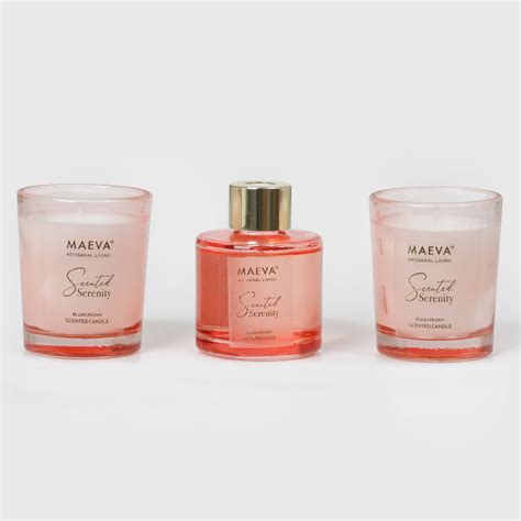 Buy Scented Serenity Reed Diffuser & Candle Gift Set Online | The Maeva ...