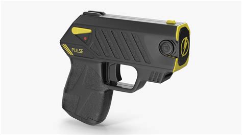 Compact Stun Gun LASER Pulse Black 3D Model $34 - .3ds .blend .c4d .fbx ...