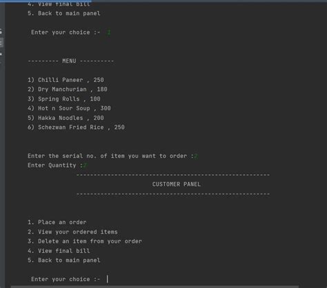 Restaurant Management System Project in Java 的图像结果
