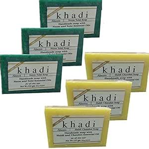 Khadi Abeers Haldi Chandan & Neem Tulsi With Essential Oils, 125 G ...