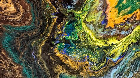 Wallpaper stains, colorful, abstraction, texture, liquid hd, picture, image