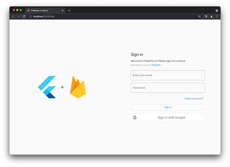 Flutter Flutterfire 的图像结果