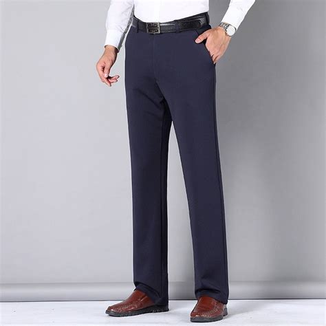 Loose Straight Men's Business Casual Pants - Walmart.com