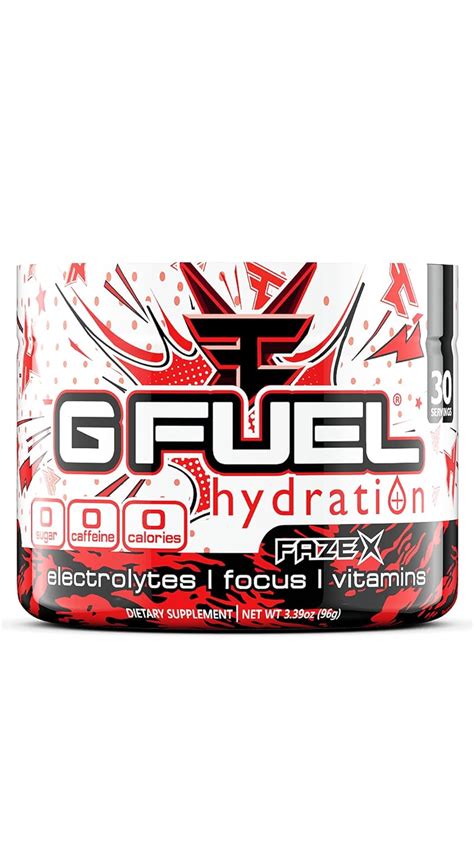 G Fuel Hydration FaZe X Tub 30 Servings Elite India | Ubuy