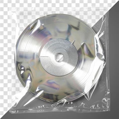 PNG Sealed compact disc in plastic | Premium AI-generated PSD
