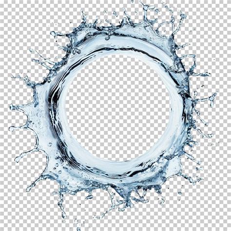 World water day blue water wave with bubbles soapy water water splashes ...