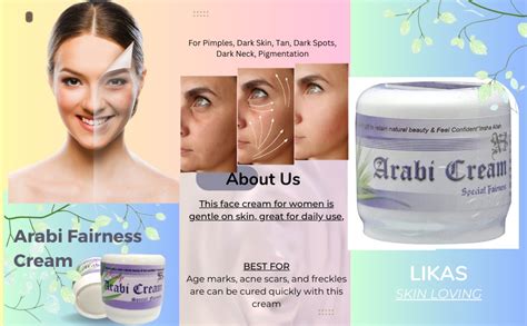 Arabi Face Cream for Pimples|Dark Skin|Tannig|Dark Spot|Dark Neck ...