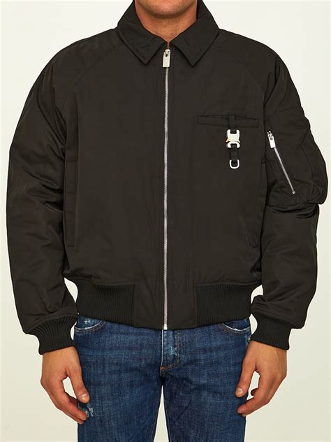 1017 Alyx 9sm Nylon Bomber Jacket - Black | Editorialist