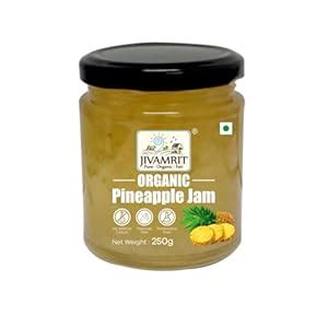 Jivamrit Organic Pineapple Jam 250 Gram - Organic Jam : Amazon.in ...