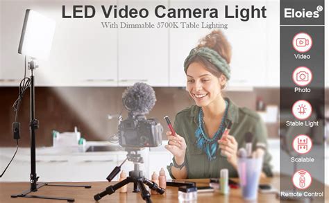 Buy Eloies® Bi-Color LED Video Soft Light Panel Kit, for Studio ...